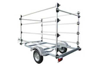 Trailer Conversion Rack To Carry Optimist and Dollies