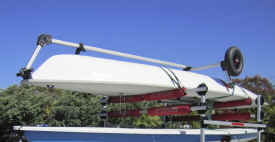 Trailer Conversion Rack To Carry Lasers, Sunfish, Small Sailboats and Dollies
