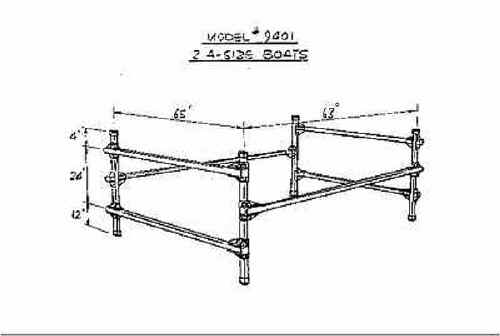 Seitech Sailboat Rack for 2 sunfish or laser