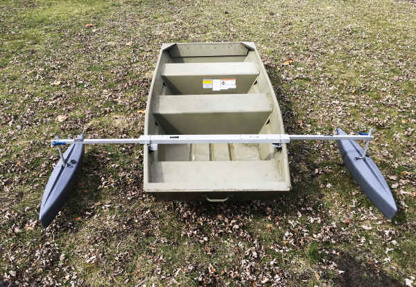 Outrigger Stabilizer Float for Jon Boat