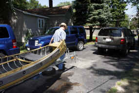 Trailex Trailer with Sportspal Canoe