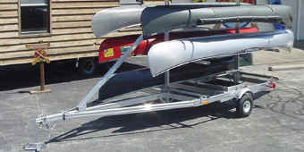 six canoe trailer