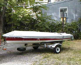 Trailex SUT-250L-S Trailer with Zuma Sailboat